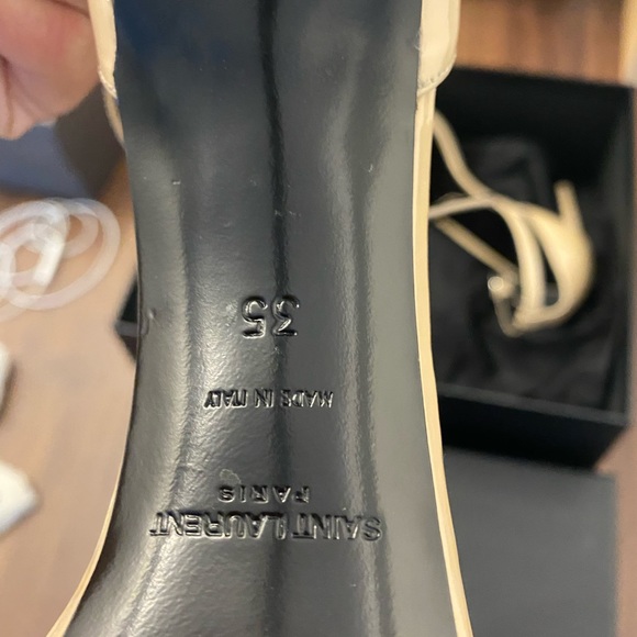 Authentic Saint Laurent YSL Heel Sandal - Picture 4 of 6